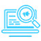 Icon showing predictable bookkeeping pricing